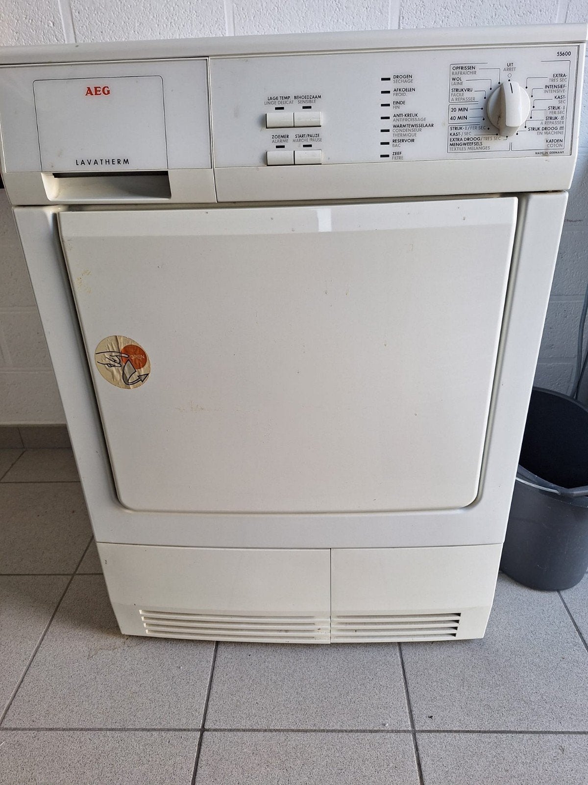 Droogkast AEG, Elektronische apparatuur, Ophalen