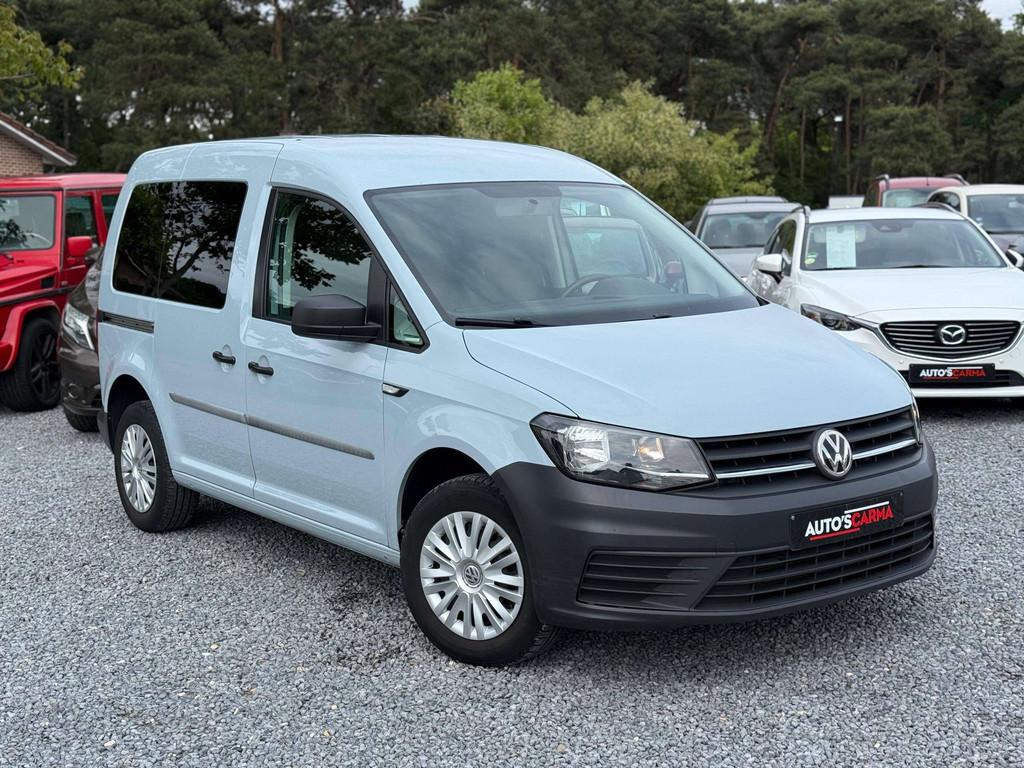 Volkswagen Caddy Benzine Airco 5 Zitplaatsen Propere Staat *, Auto's, 4 deurs, Gebruikt, https://public.car-pass.be/vhr/69a5d337-56e8-4d45-83ac-a576d9a4f436