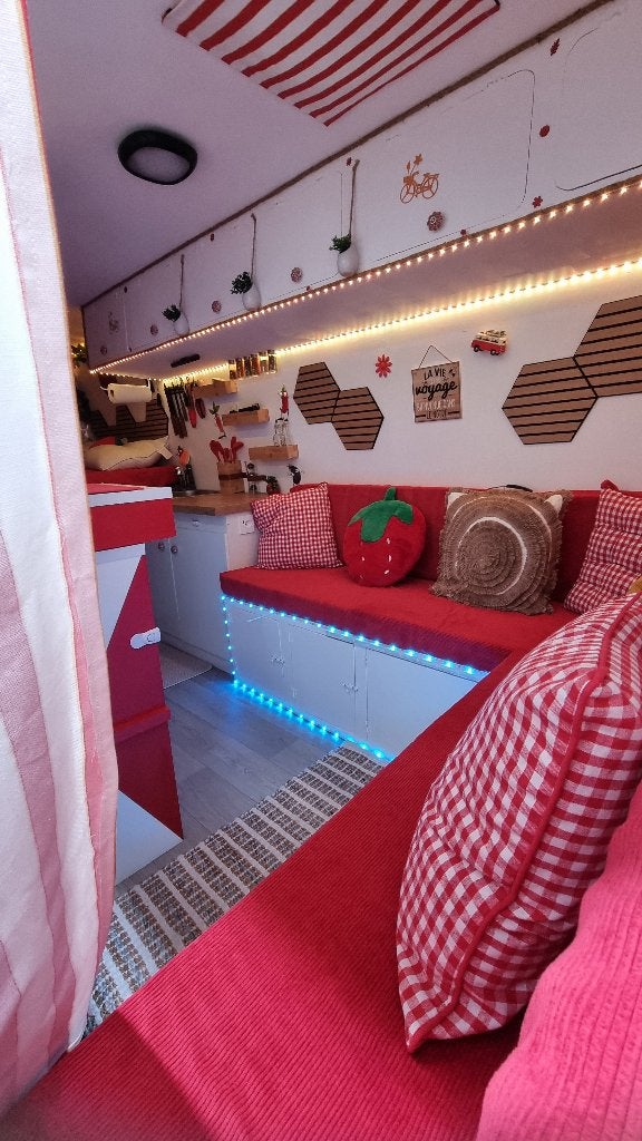van aménagé mercedes sprinter 2015 l3h2 73.000km CT OK, Jusqu'à 4, Antidémarrage, Mercedes-Benz, Réfrigérateur