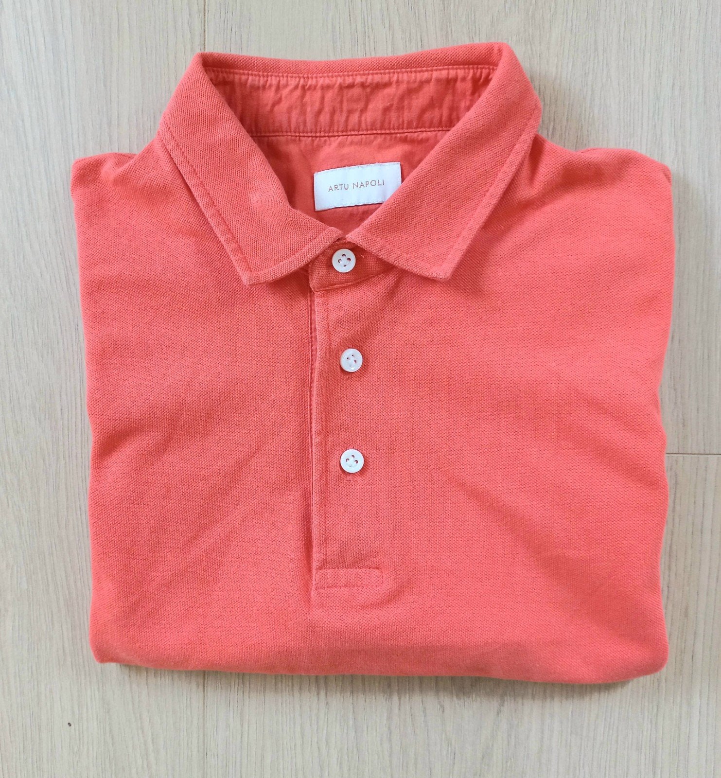 Polo élégant couleur saumon Artu Napoli taille M, Autres couleurs, Comme neuf, Artu Napoli, Taille 48/50 (M)