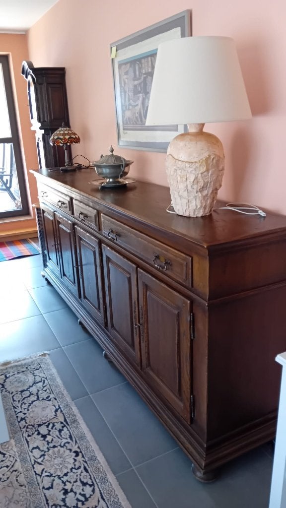 Prachtige en tijdloze massief eiken eetplaats, Huis en Inrichting, Complete eetkamers, Ophalen, Zo goed als nieuw, Klassiek, 4 tot 6 stoelen
