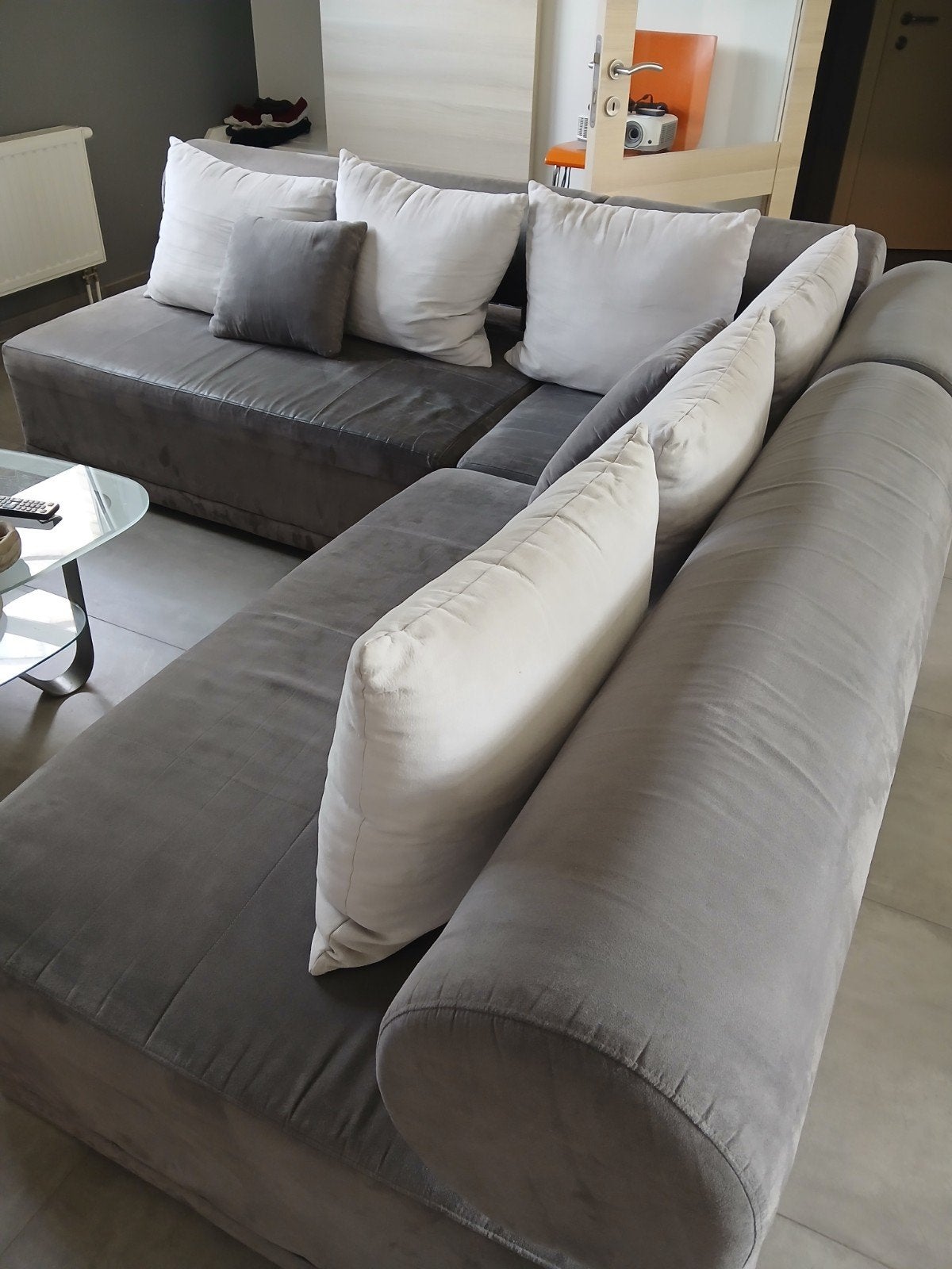 canapé d'angle, 75 à 100 cm, Enlèvement, Utilisé, Quatre personnes ou plus