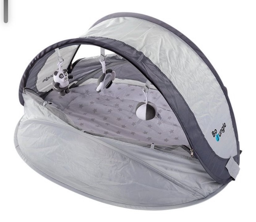 Baby Tent Anti-UV Pop-Up B-Play Grijs, Kinderen en Baby's, Ophalen, Zo goed als nieuw
