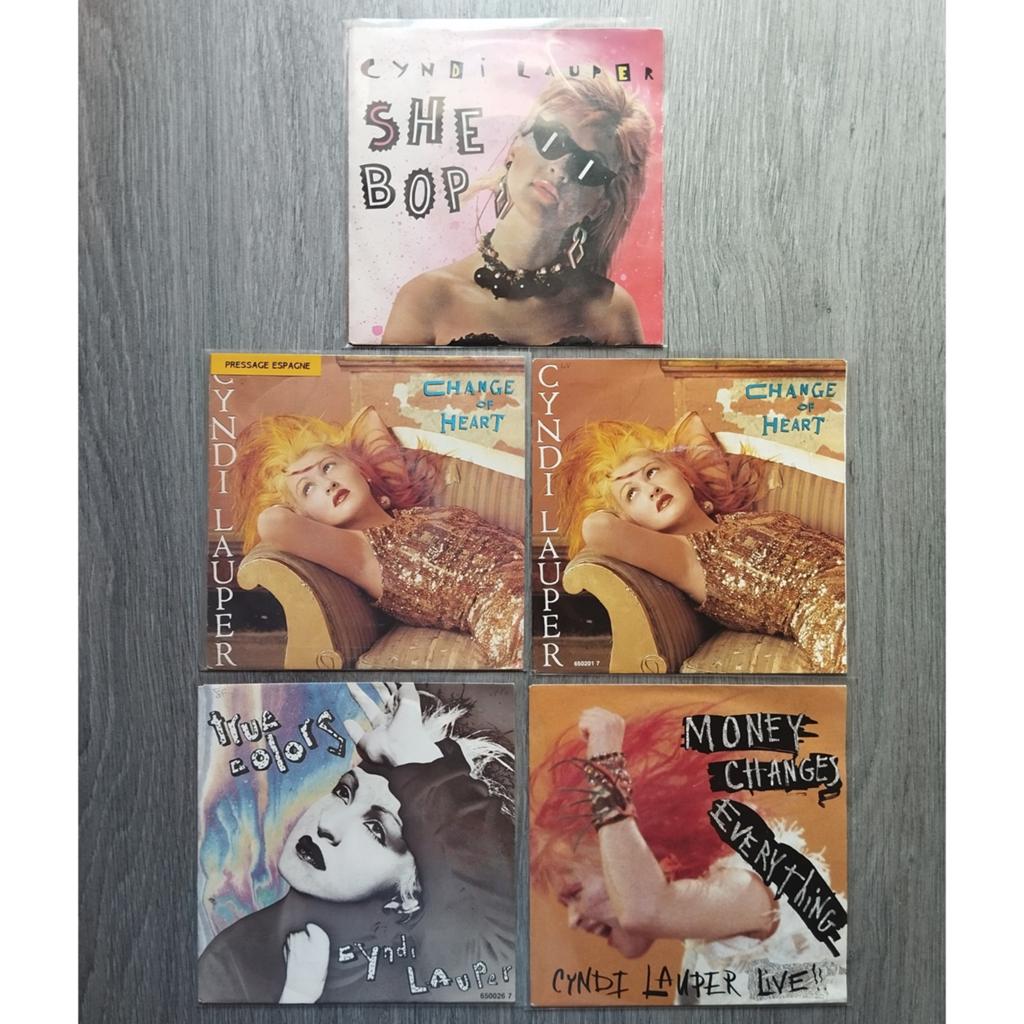 Cyndi Lauper : Lot disques 45T occasion, CD & DVD, Envoi, 1980 - 1989, Utilisé, 7 inch