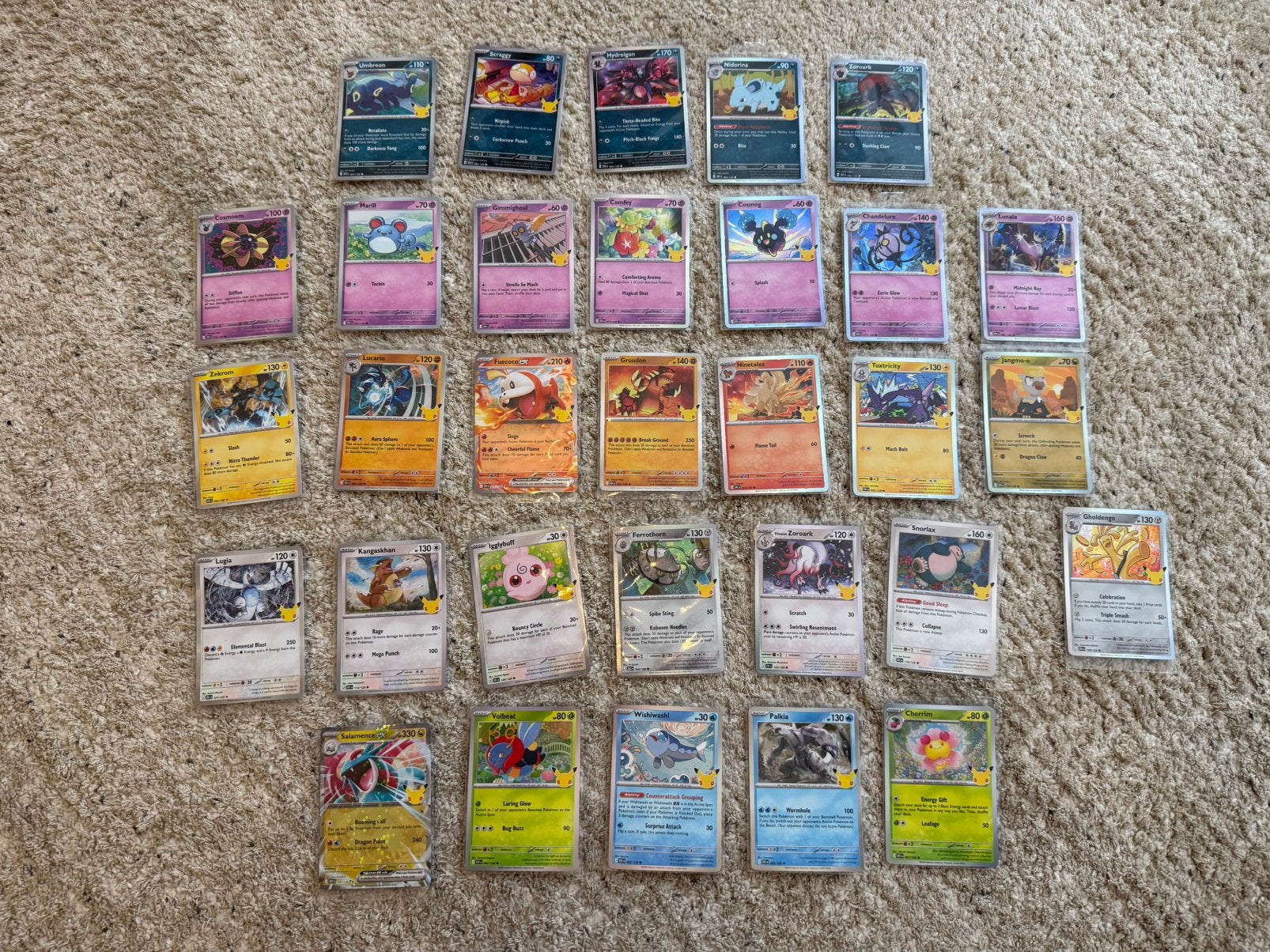 Pokemon kaarten - 30 anniversary - bulk, Hobby en Vrije tijd, Ophalen, Nieuw, Meerdere kaarten