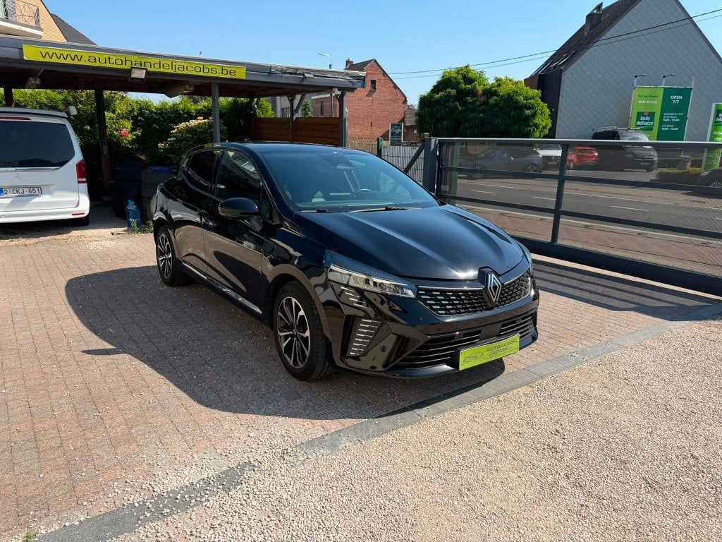RENAULT CLIO * 1.0TCE * TECHNO * AUT * LANE * 360 CAMERA, Dealer onderhouden, 67 kW, Leder en Stof, Zwart