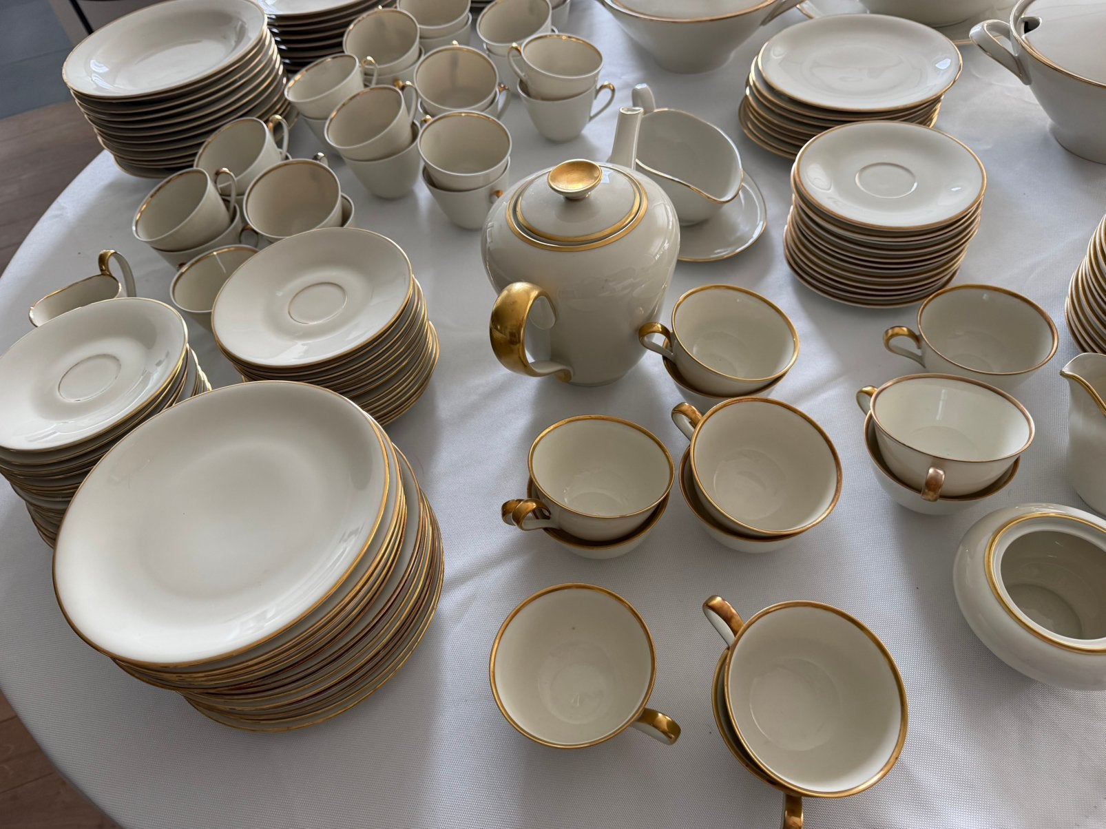 Vintage mix&match servies Bavaria ivoor porselein, Antiek en Kunst, Antiek | Servies compleet, Ophalen