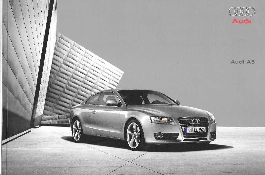 AUDI A5,  2008, Livres, Autos | Brochures & Magazines, Comme neuf, Audi, Enlèvement ou Envoi