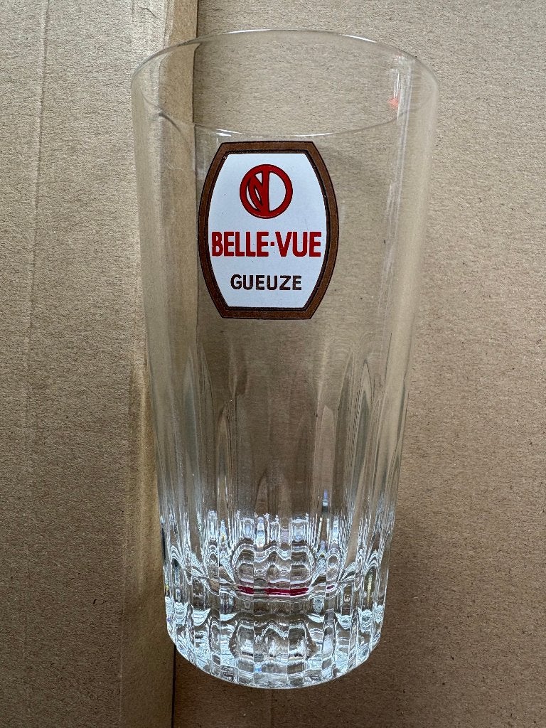 Belle-Vue Gueuze, Collections, Marques de bière, Enlèvement ou Envoi, Comme neuf, Verre ou Verres, Autres marques