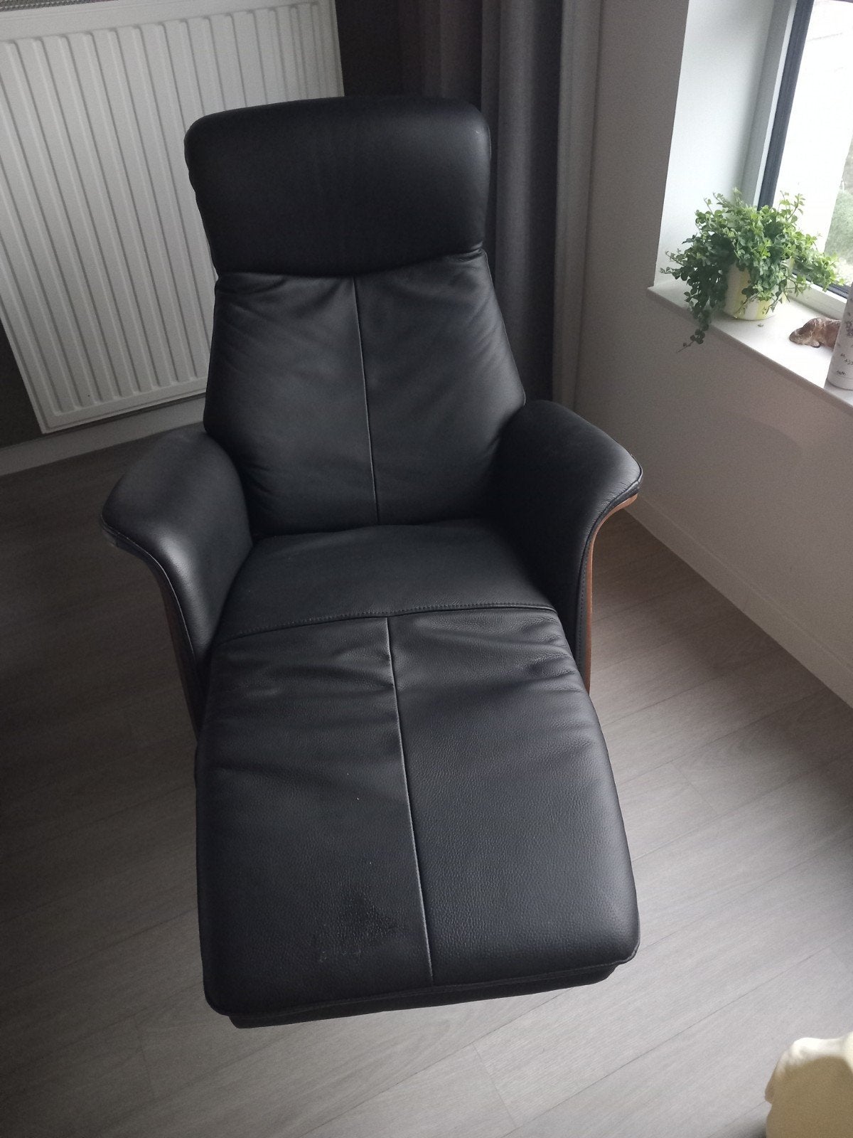 lederen electrisch relax zo goed als nieuw, Ophalen, Zo goed als nieuw