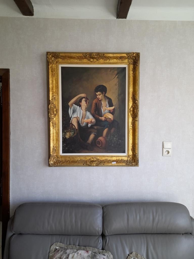 2 oude grote schilderijen 350€het stuk, Enlèvement