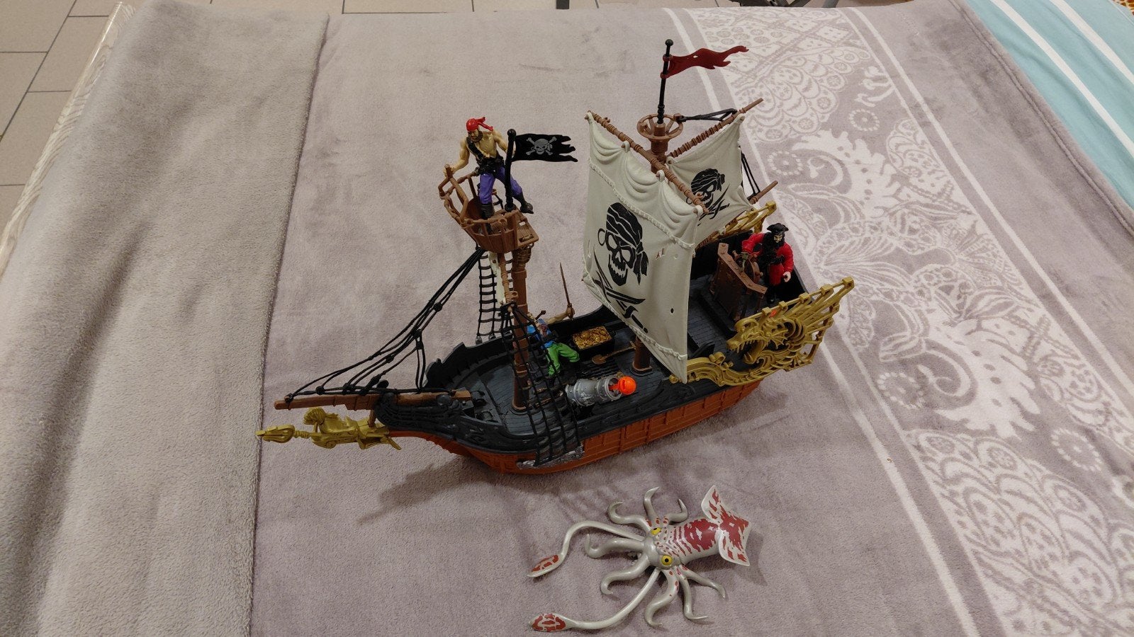 piratenschip 15€, Ophalen