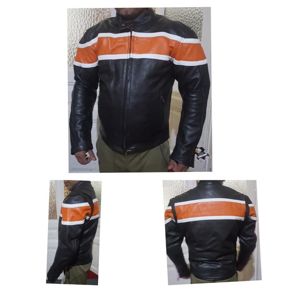 Nieuwe cE protecter leren motorjas, Motoren, Verzenden, Nieuw met kaartje, Jas | leer