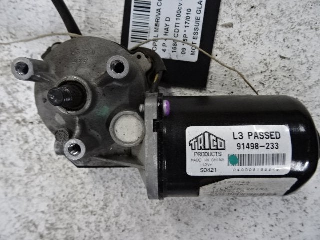 RUITENWISSERMOTOR VOOR Opel Meriva (91498-233), Gebruikt, Rue de l'Espoir 34 34
4030  GRIVEGNÉE, BE, Info@Collignon.be, Opel