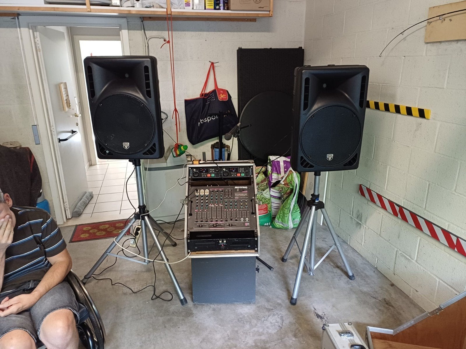 DJ set compleet , prima staat...topmateriaal, Enlèvement, Denon