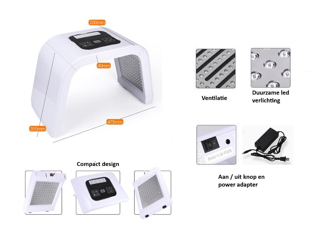 LED gezicht therapie apparaat- 7 kleuren, Elektronische apparatuur, Persoonlijke Verzorgingsapparatuur, Ophalen, Overige typen