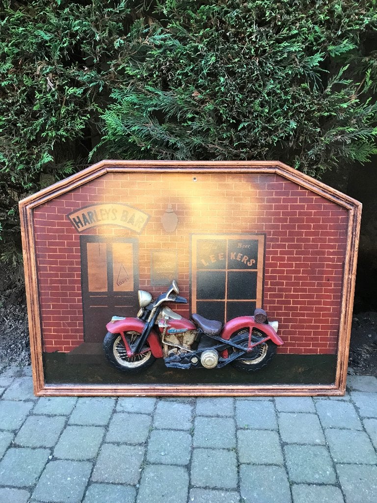 Schilderij 3d hout, Ophalen