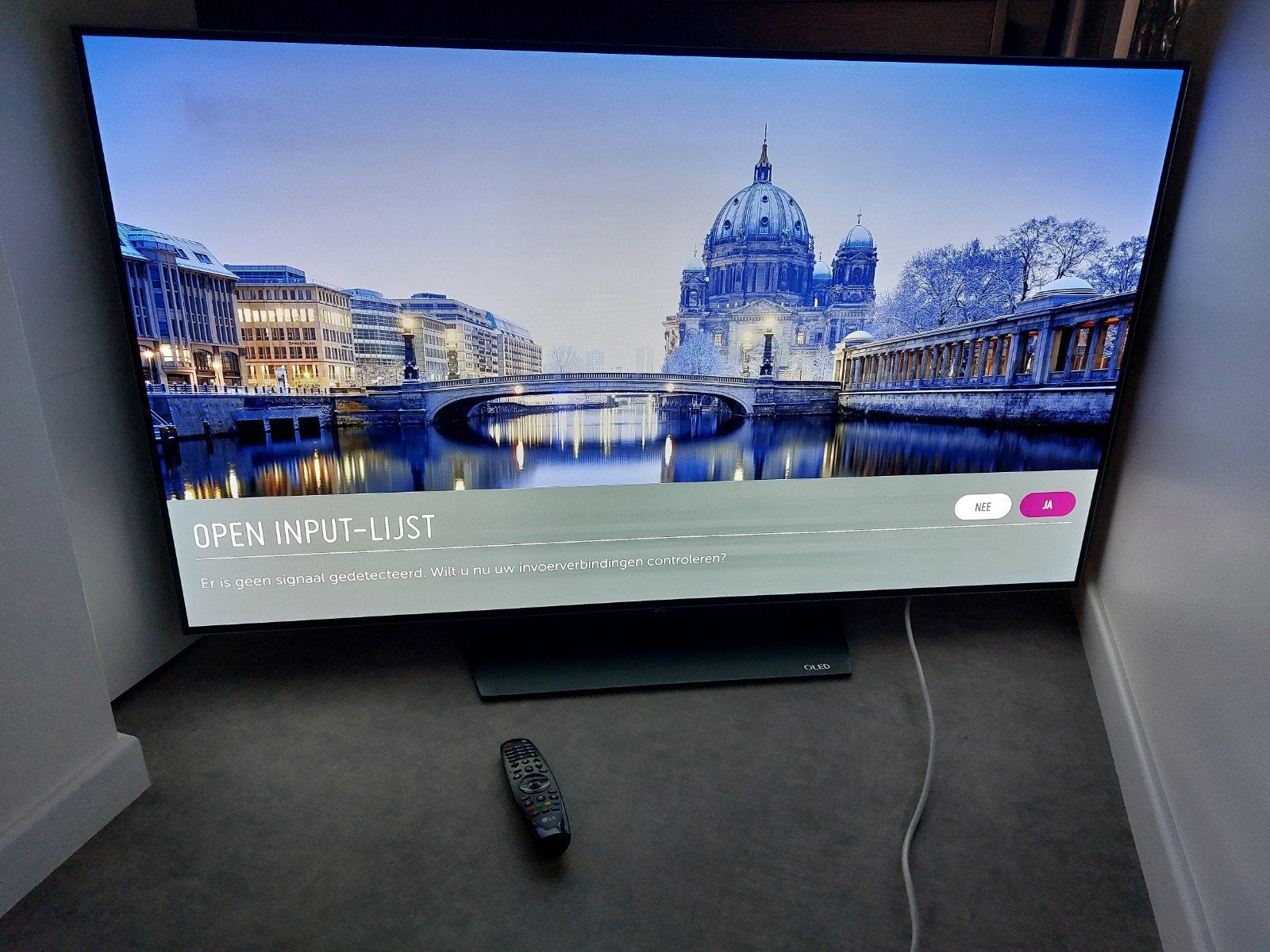 LG OLED 55B6V smart televisie, Ophalen, Gebruikt, 50 Hz, OLED