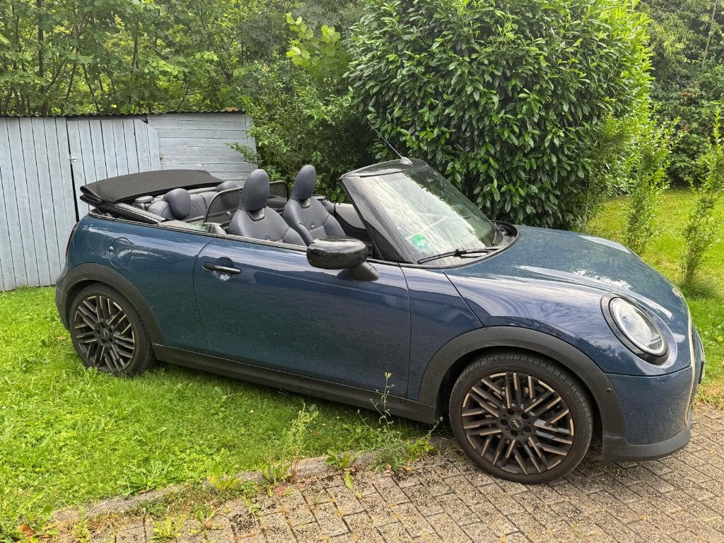 MINI COOPER S CABRIO 08/2025, Auto's, Mini, 4 cilinders, Cabriolet, Blauw, Leder