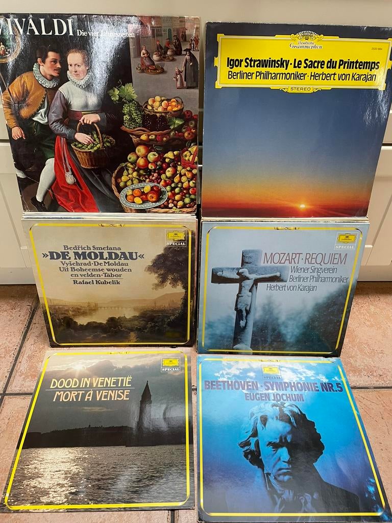 Lot de 55 LP à petit prix, Envoi