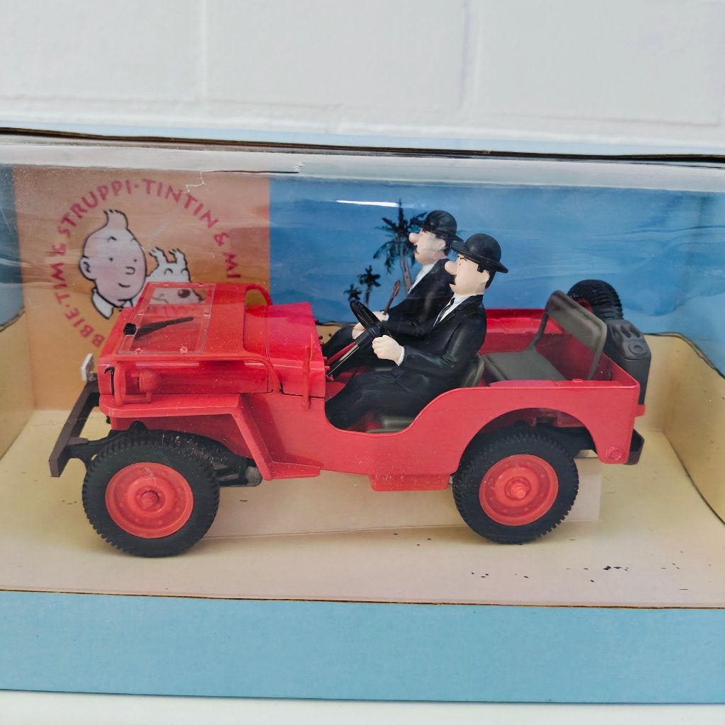 Jeep Willys 1/18 Tintin — Hapax 1994, Enlèvement ou Envoi, Tintin, Comme neuf, Statue ou Figurine