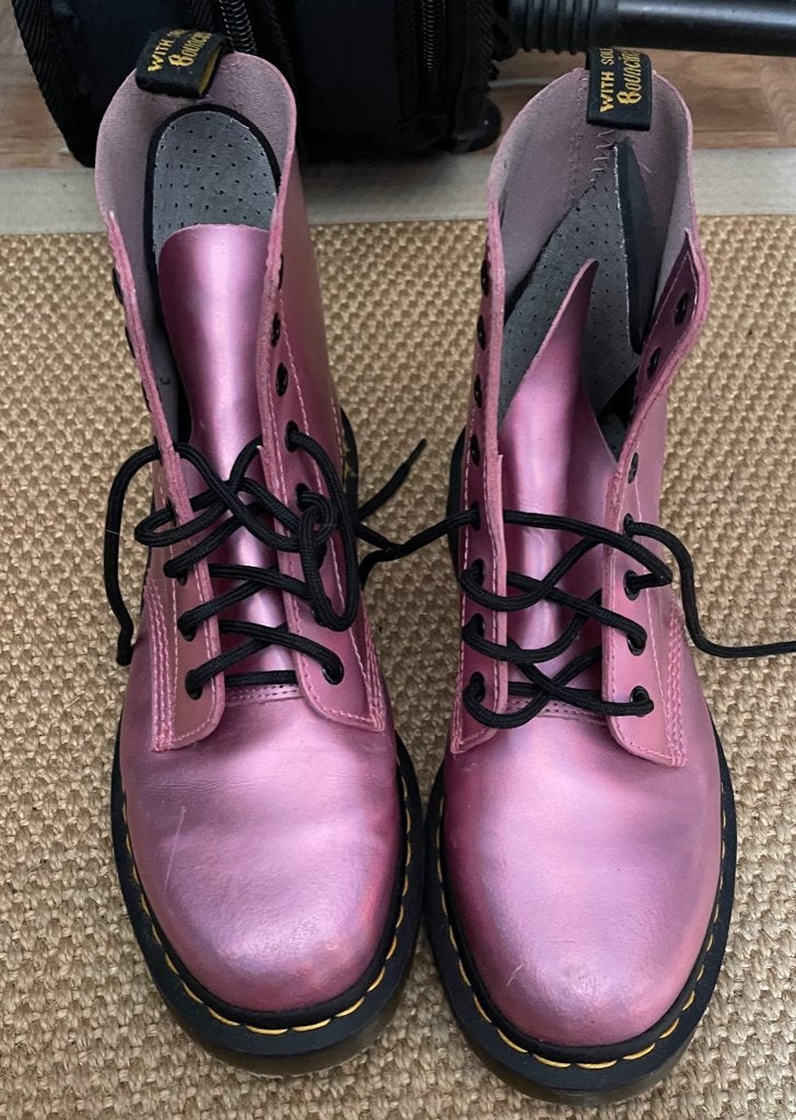 Dr Martens Pascal RS taille 43, Enlèvement ou Envoi, Rose, Dr. Martens, Porté