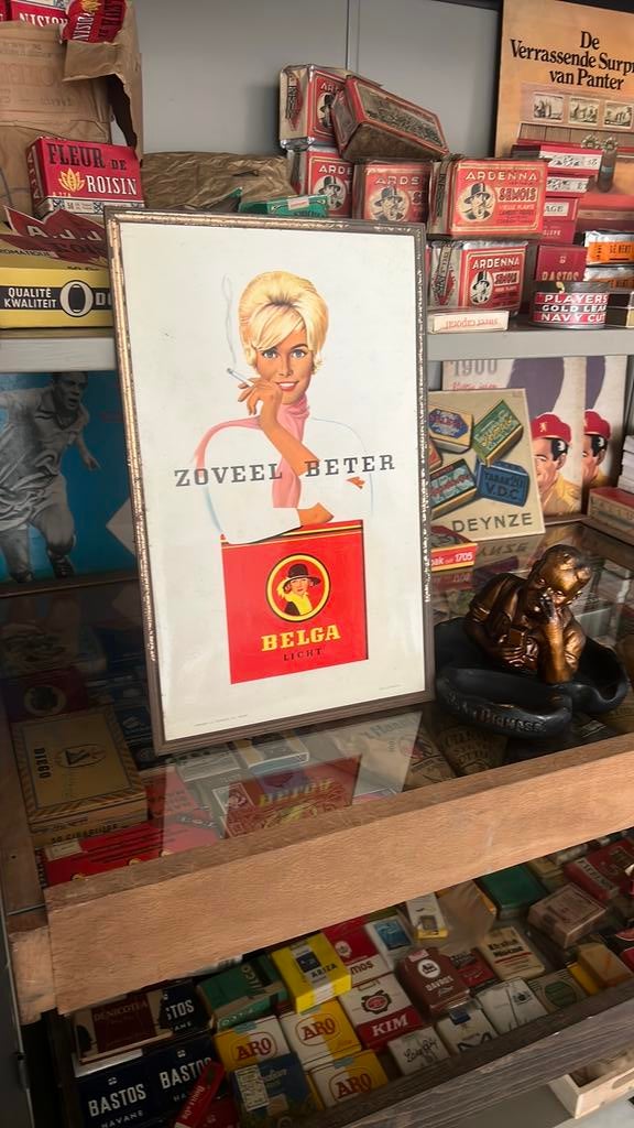 Zeldzame reclame Belga 1961 Vander Elst, Verzamelen, Ophalen of Verzenden, Zo goed als nieuw