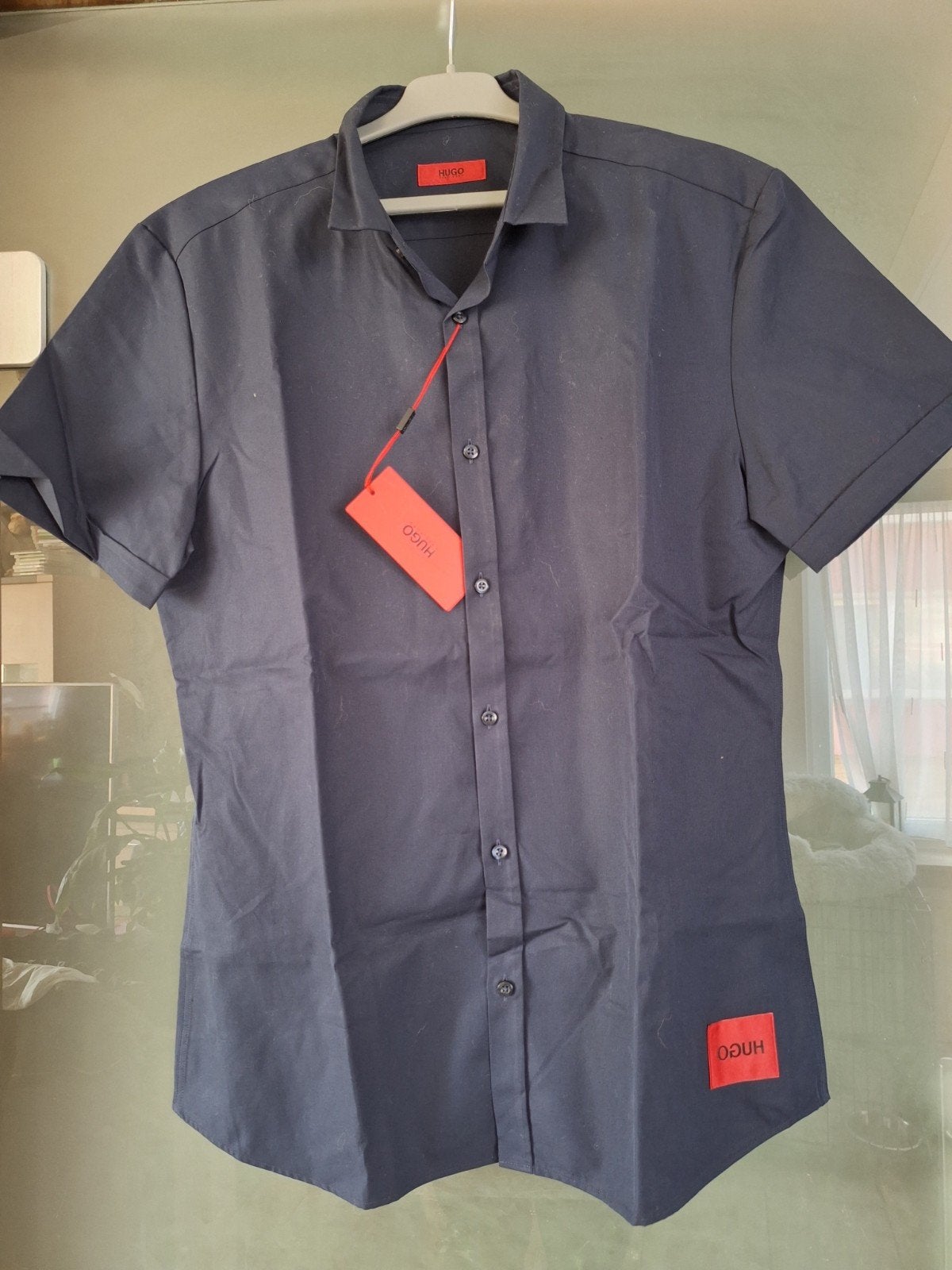 Chemise courte Hugo Boss pour homme M, Vêtements | Hommes, Enlèvement ou Envoi, Neuf, Bleu, Hugo Boss