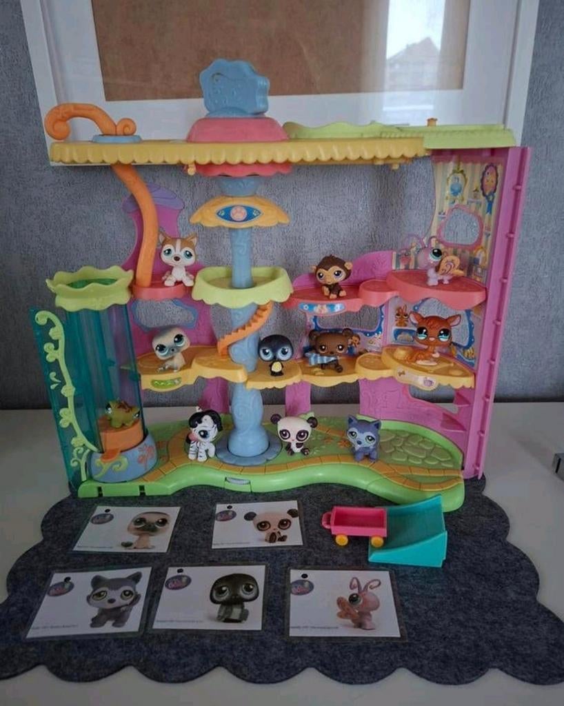 Littlest Pet Shop ( LPS ) : Round N Round Pet Town Speelset, Ophalen of Verzenden