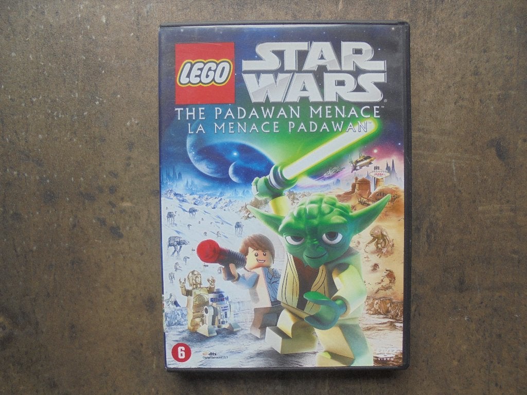 Lego DVD Star Wars The Padawan Menace (zie foto's), À partir de 6 ans, Enlèvement ou Envoi, Dessin animé, Autres genres