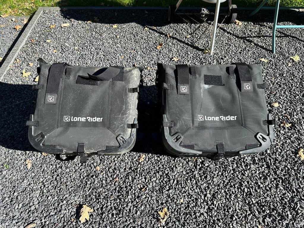 Lone Rider Rackless Bags BMW GS1200 or 1250, Ophalen, Gebruikt