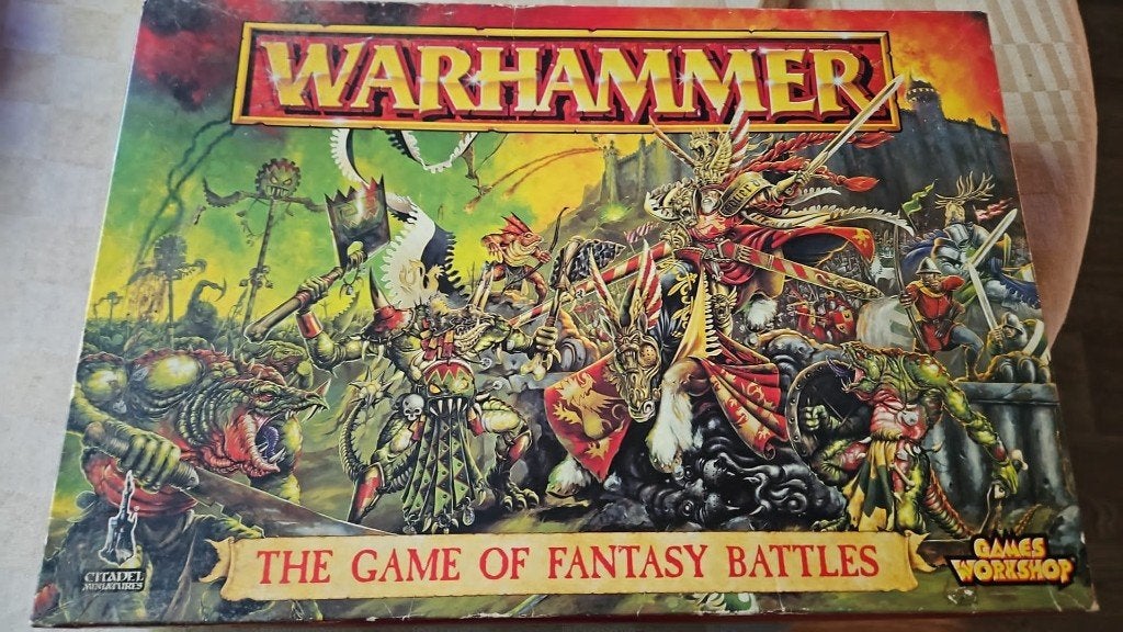 bordspel 1996 Warhammer Fantasy battels gloednieuw, Hobby en Vrije tijd, Een of twee spelers, Ophalen of Verzenden, Nieuw