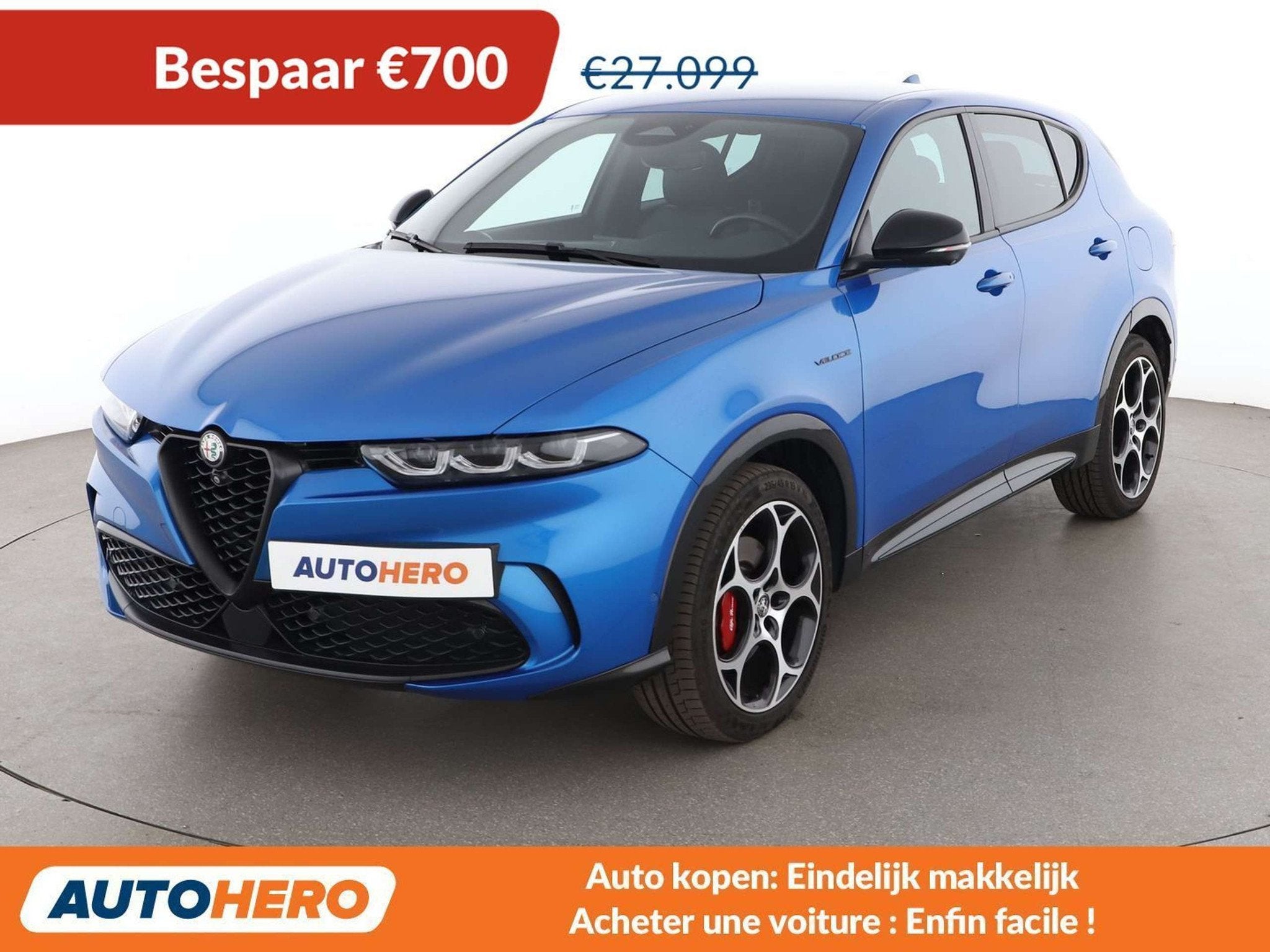Alfa Romeo Tonale 1.3 Plug-in Hybrid Veloce AWD, Autos, Cuir, 1332 cm³, Achat, Phares entièrement LED