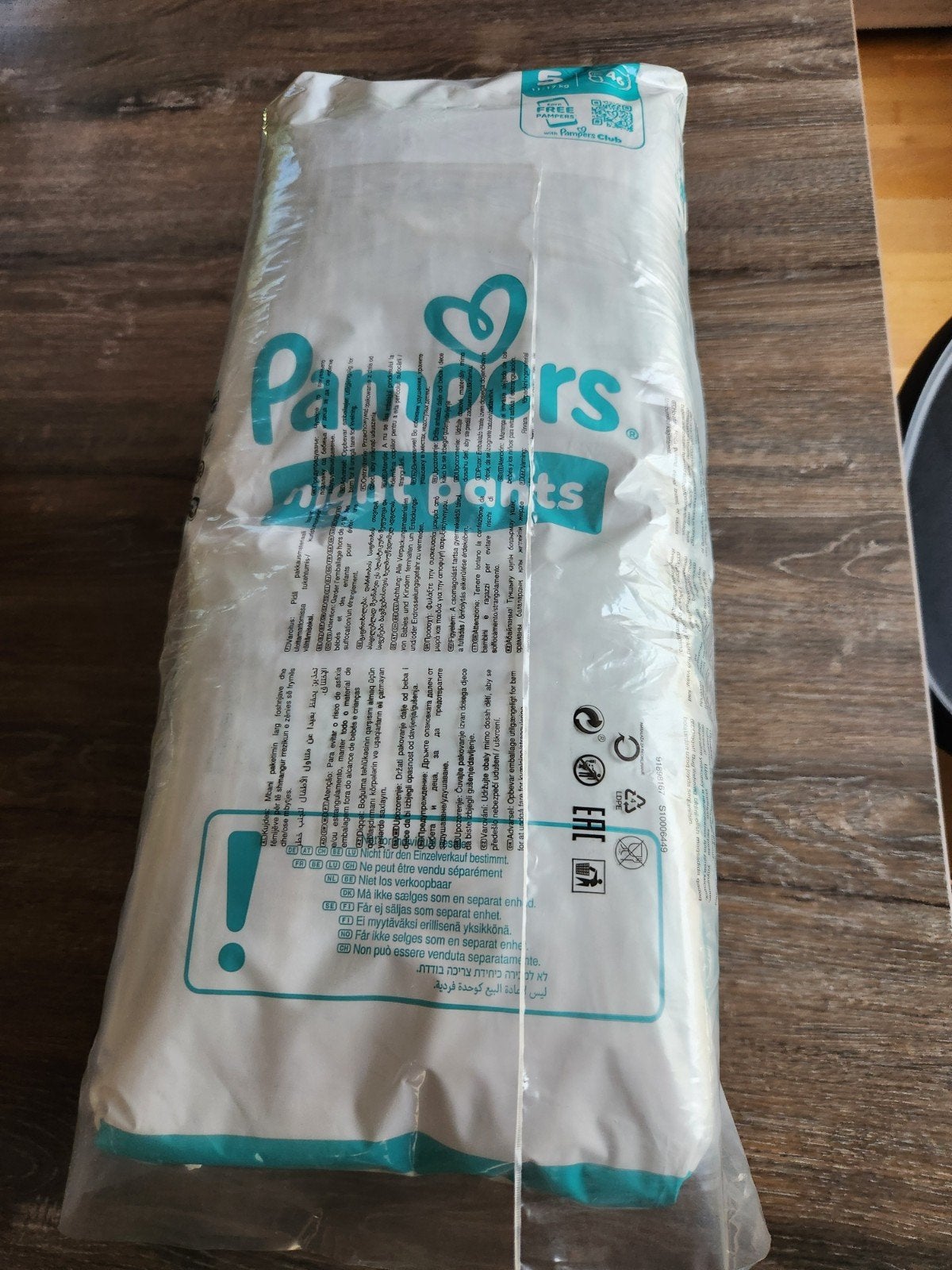 Pampers Night Pants maat 5, Enlèvement