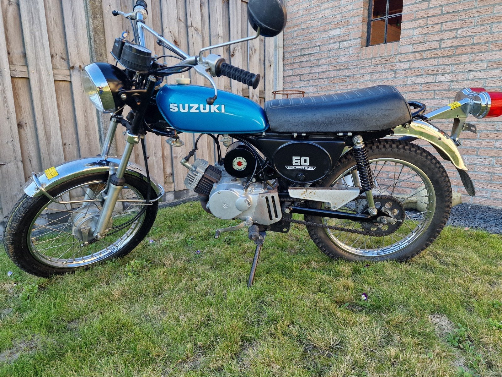Suzuki TS50 5 bak Roterend! Slechts 3179 originele kilometer, Fietsen en Brommers, Ophalen