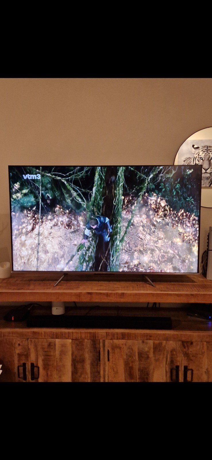 TCL 55C631 smart televisie 55 inch, QLED, 120 Hz, Zo goed als nieuw, 100 cm of meer