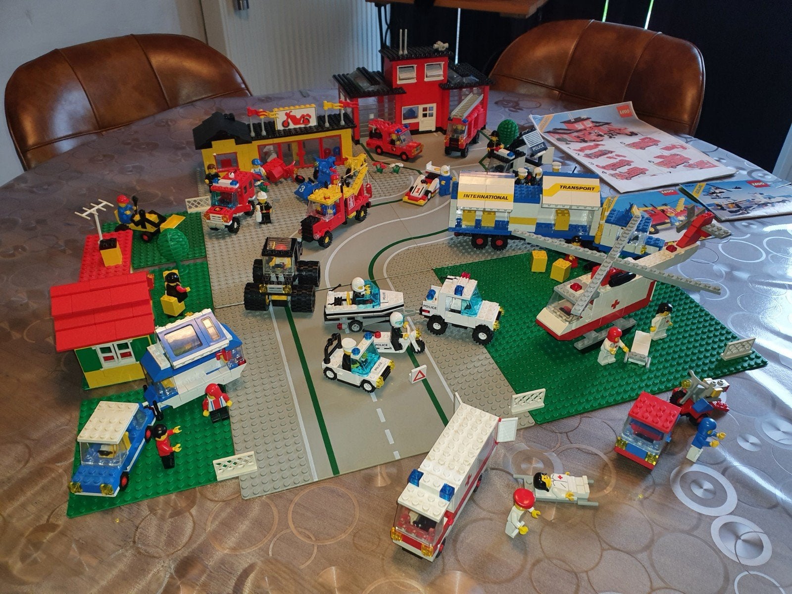 legoland 80s XL vintage stad, Ophalen