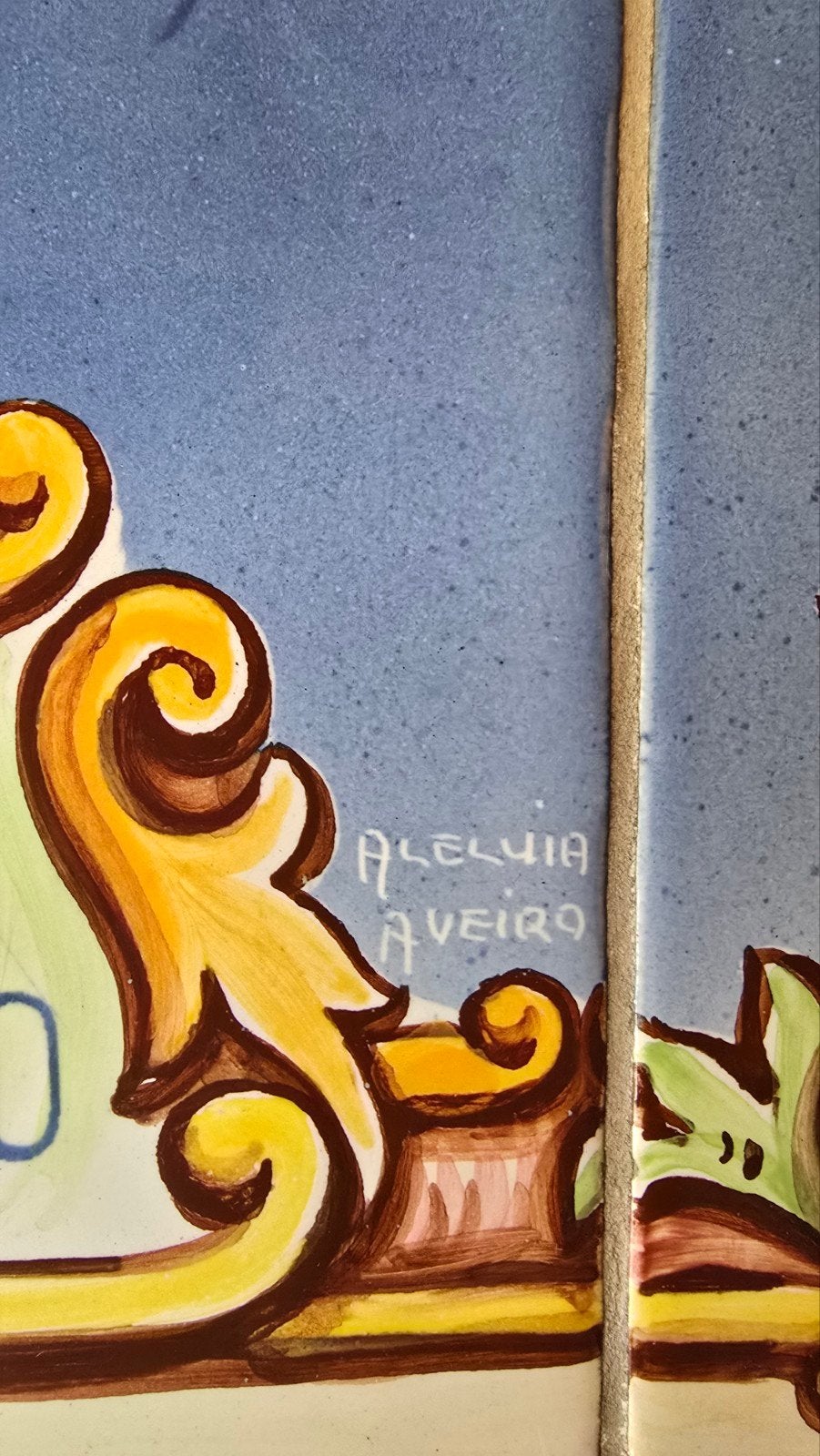 2 tableau´s van Portugese azulejo's, Enlèvement