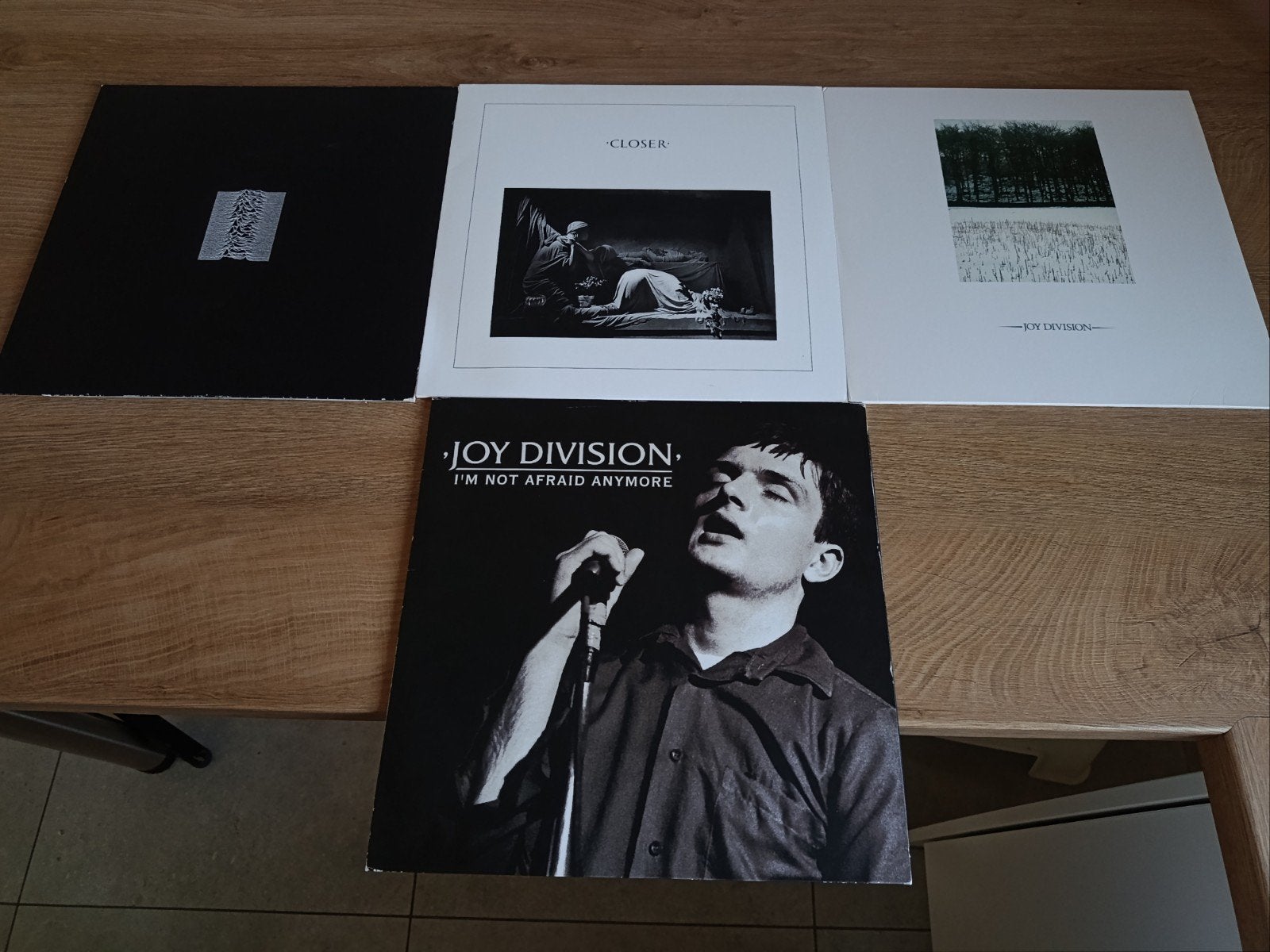 Lot de 4 vinyles de Joy Division, Cd's en Dvd's, Vinyl | Rock, Ophalen, Zo goed als nieuw, Alternative Rock