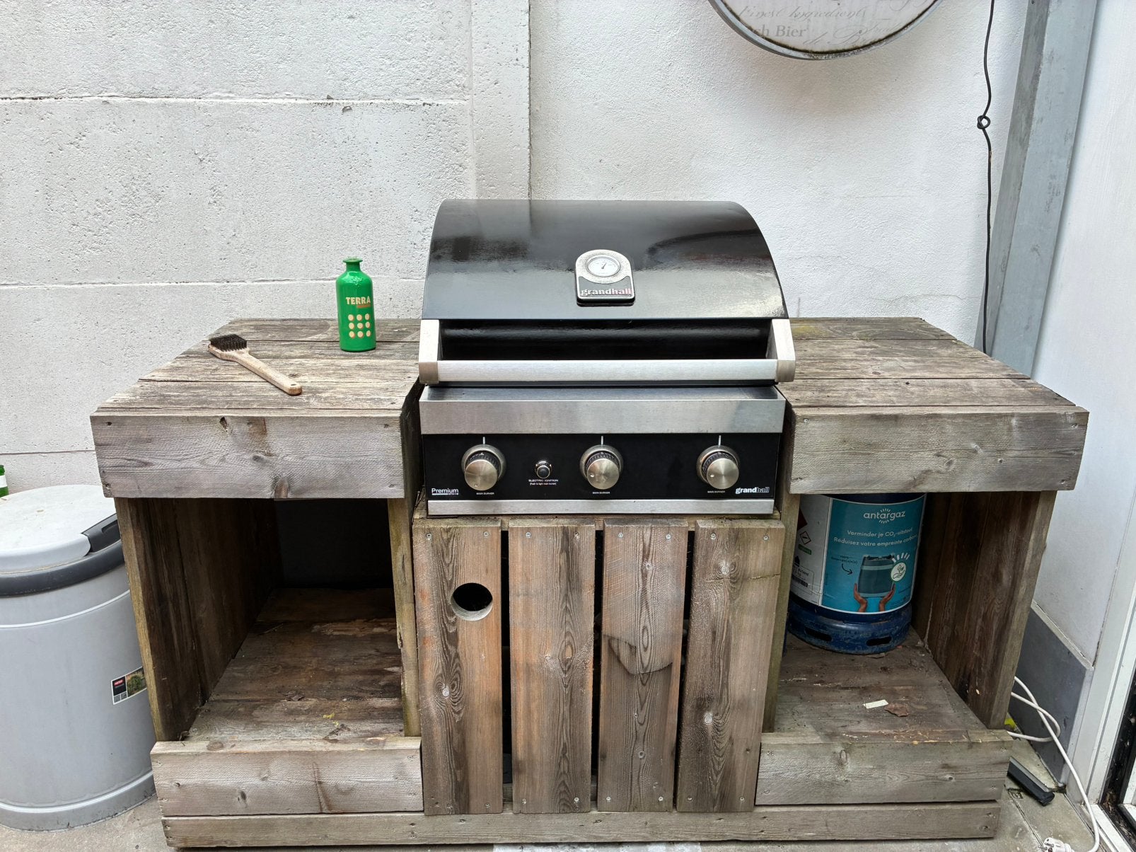 Buitenkeuken BBQ GrandHall Premium G3 gietijzer, Ophalen, Zo goed als nieuw