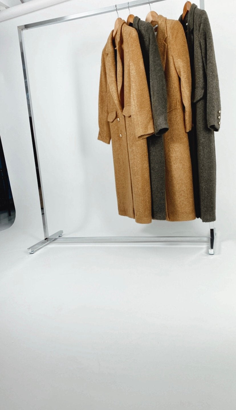 Lange jas met dubbele rij knopen, Kleding | Dames, Ophalen of Verzenden, Nieuw