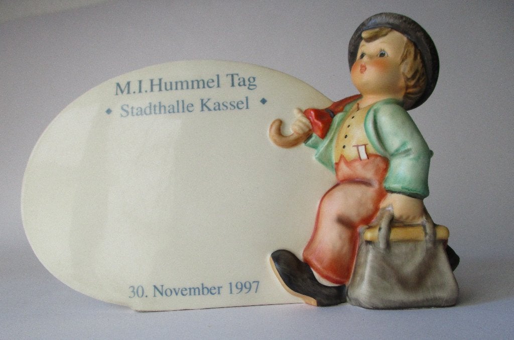 Hummel:187/A -Merry -Wanderer Plaque-TMK-7 M I '91-Excellent, Collections, Envoi