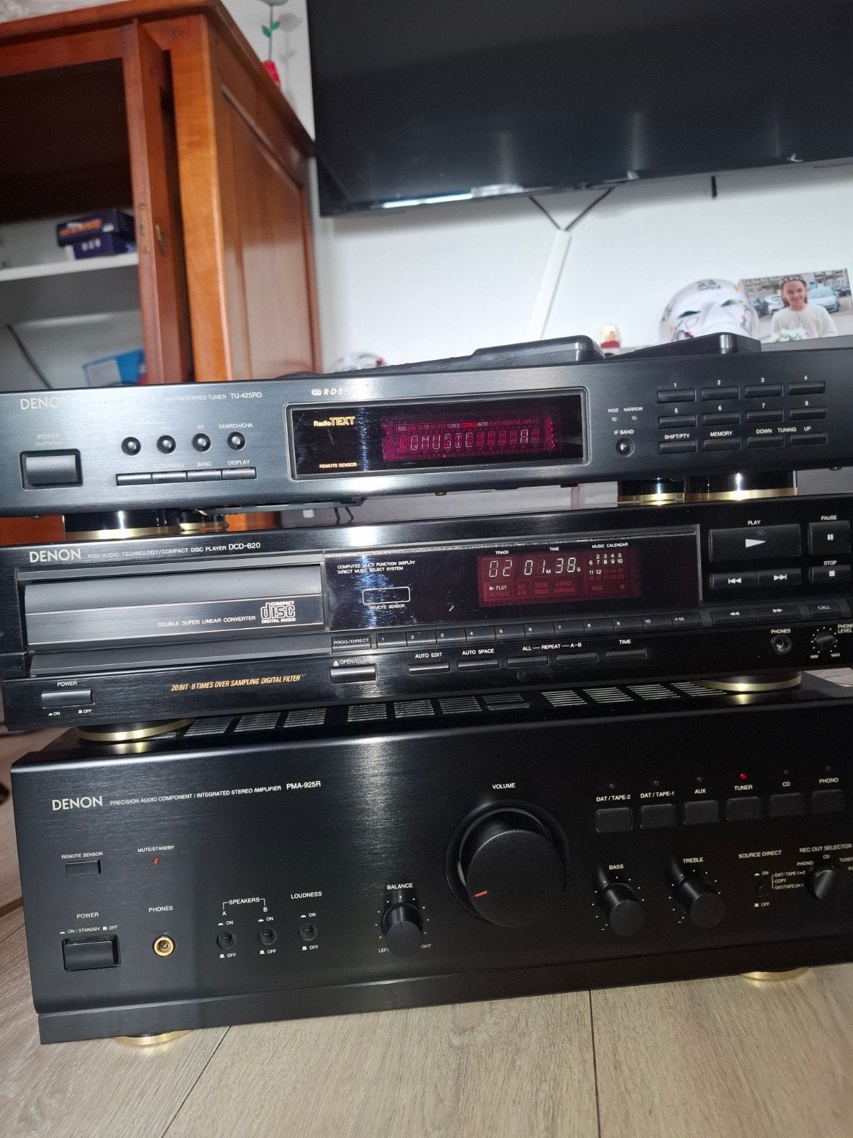 Complete Denon HiFi-set, Ophalen