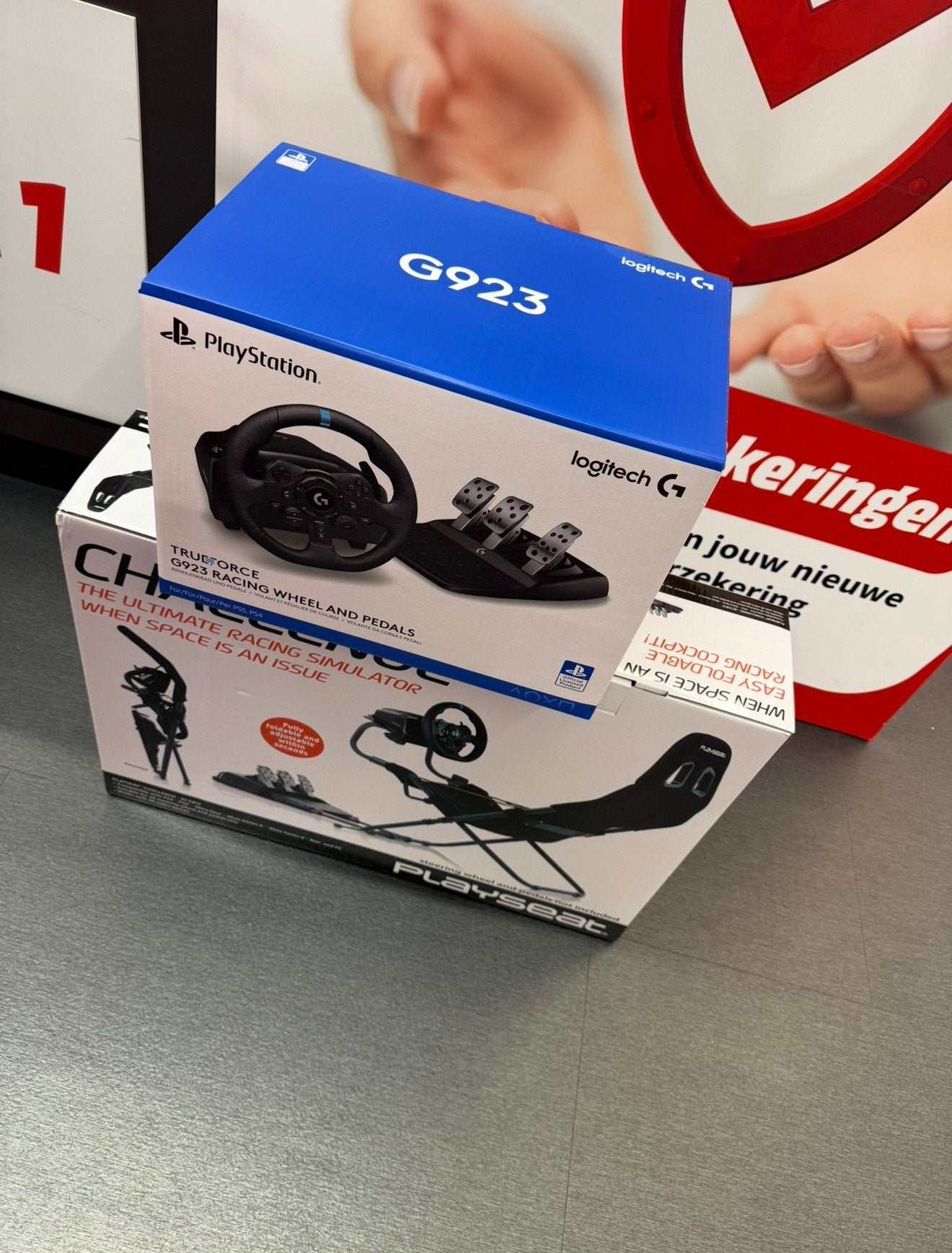 PlayStation race stuur en stoel, Games en Spelcomputers, Ophalen