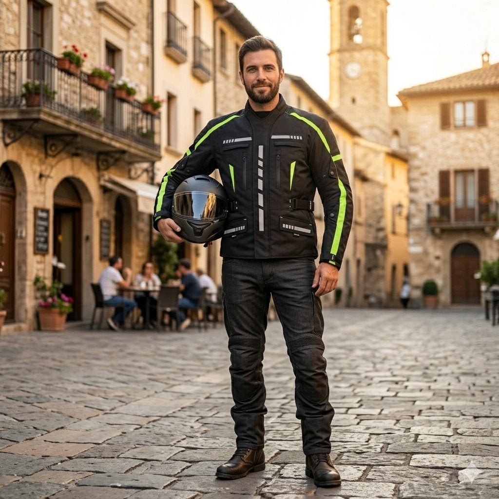 cordura textiele motorjas CE protectoren nieuw:, Verzenden, Nieuw met kaartje, Dames, Jas | textiel
