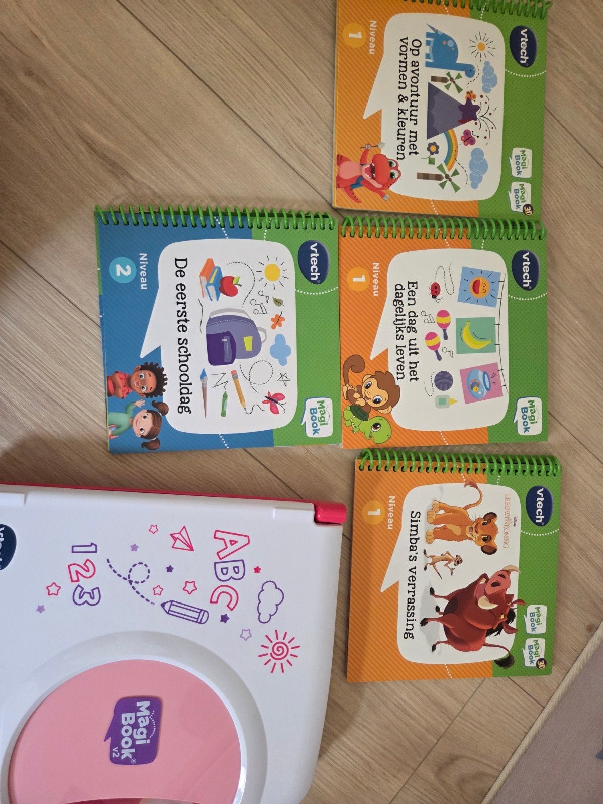 vtech magibook met 4 setjes bij, Ophalen
