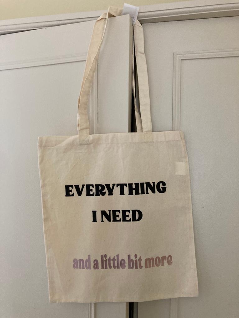 Canvas tas, Handtassen en Accessoires, Tassen | Damestassen, Ophalen, Zo goed als nieuw, Beige, Shopper