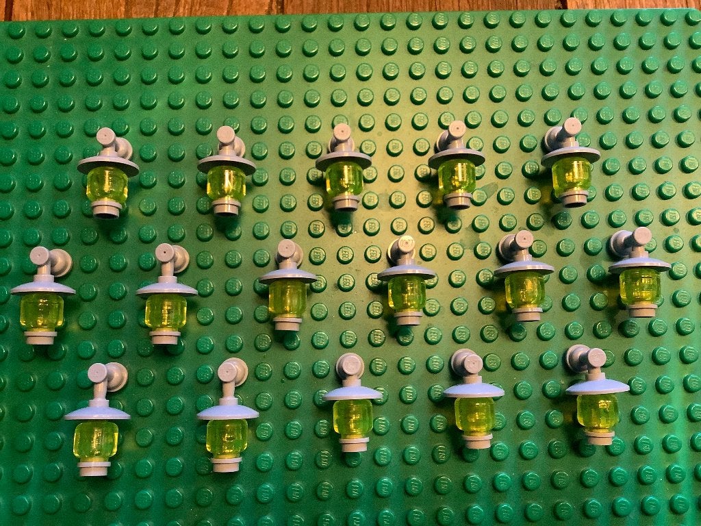 Lego hanglampkes 16 stuks / 535-P1, Ophalen of Verzenden, Zo goed als nieuw, Losse stenen, Lego