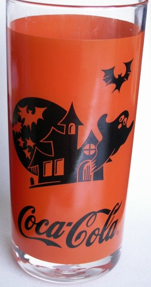 Coca-Cola HALLOWEEN oranje glas uit Frankrijk Coca Cola, Verzamelen, Ophalen of Verzenden, Nieuw