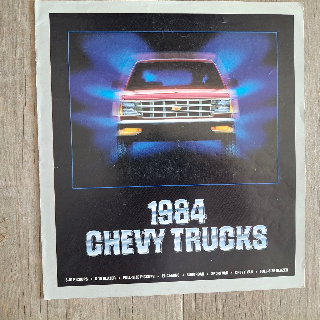 1984  CHEVY  TRUCKS, Ophalen of Verzenden, Nieuw